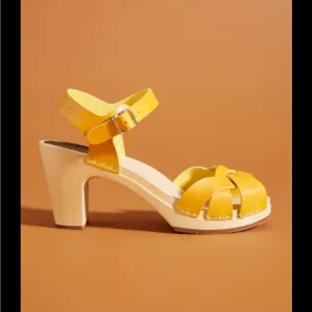 Swedish Hasbeens Kringlan Clog sandals size 37